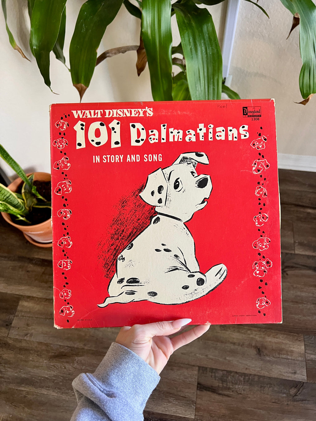 1175 -101 Dalmatians Story & Song Record