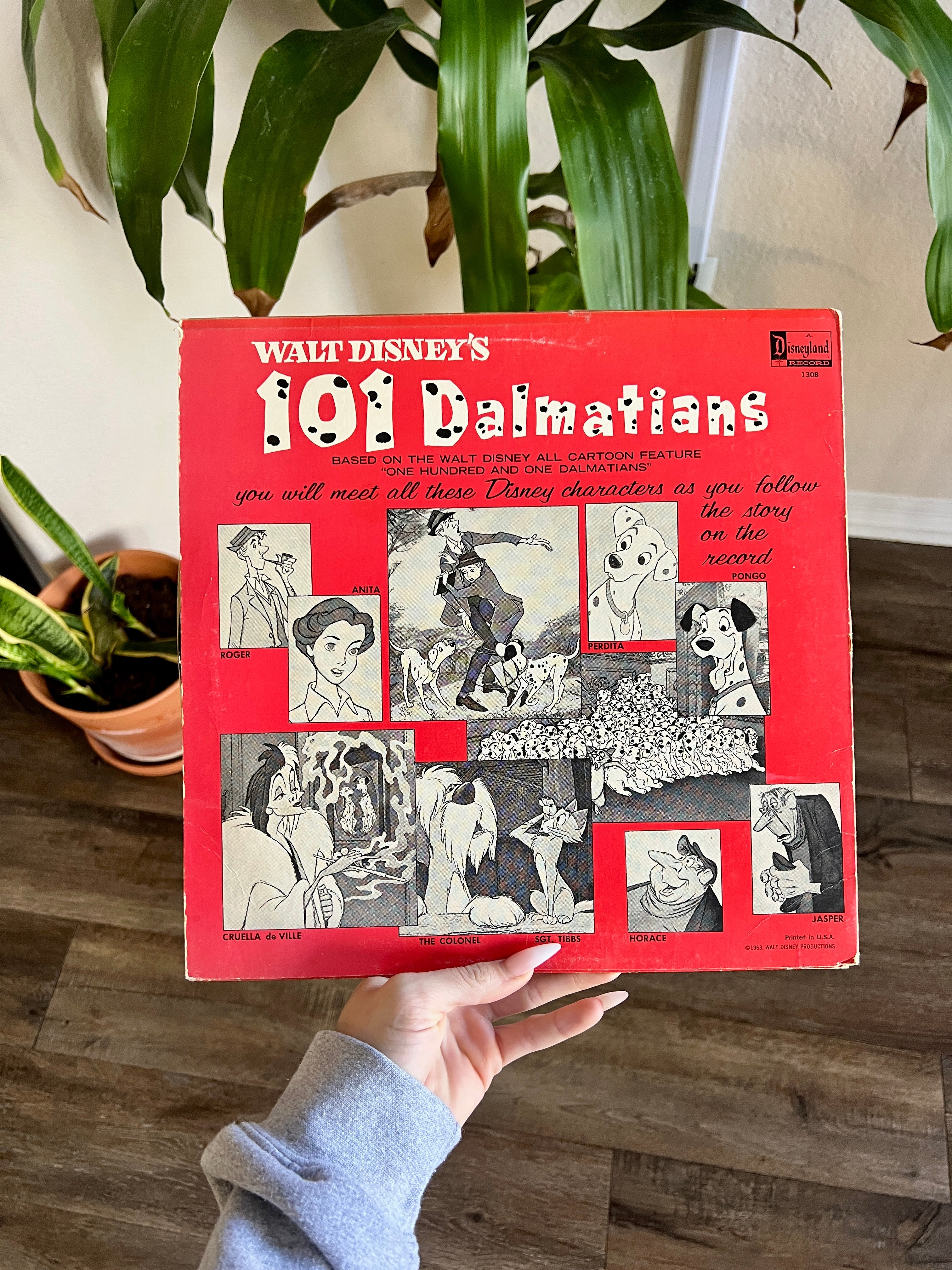 1175 -101 Dalmatians Story & Song Record