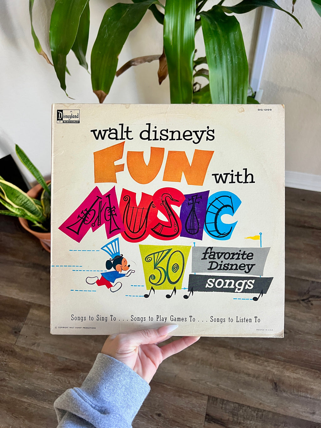 1177 -Walt Disney's Fun with Music 30 Favorite Songs Record