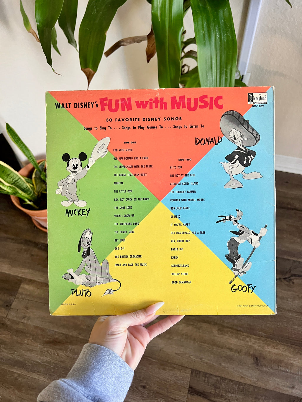 1177 -Walt Disney's Fun with Music 30 Favorite Songs Record