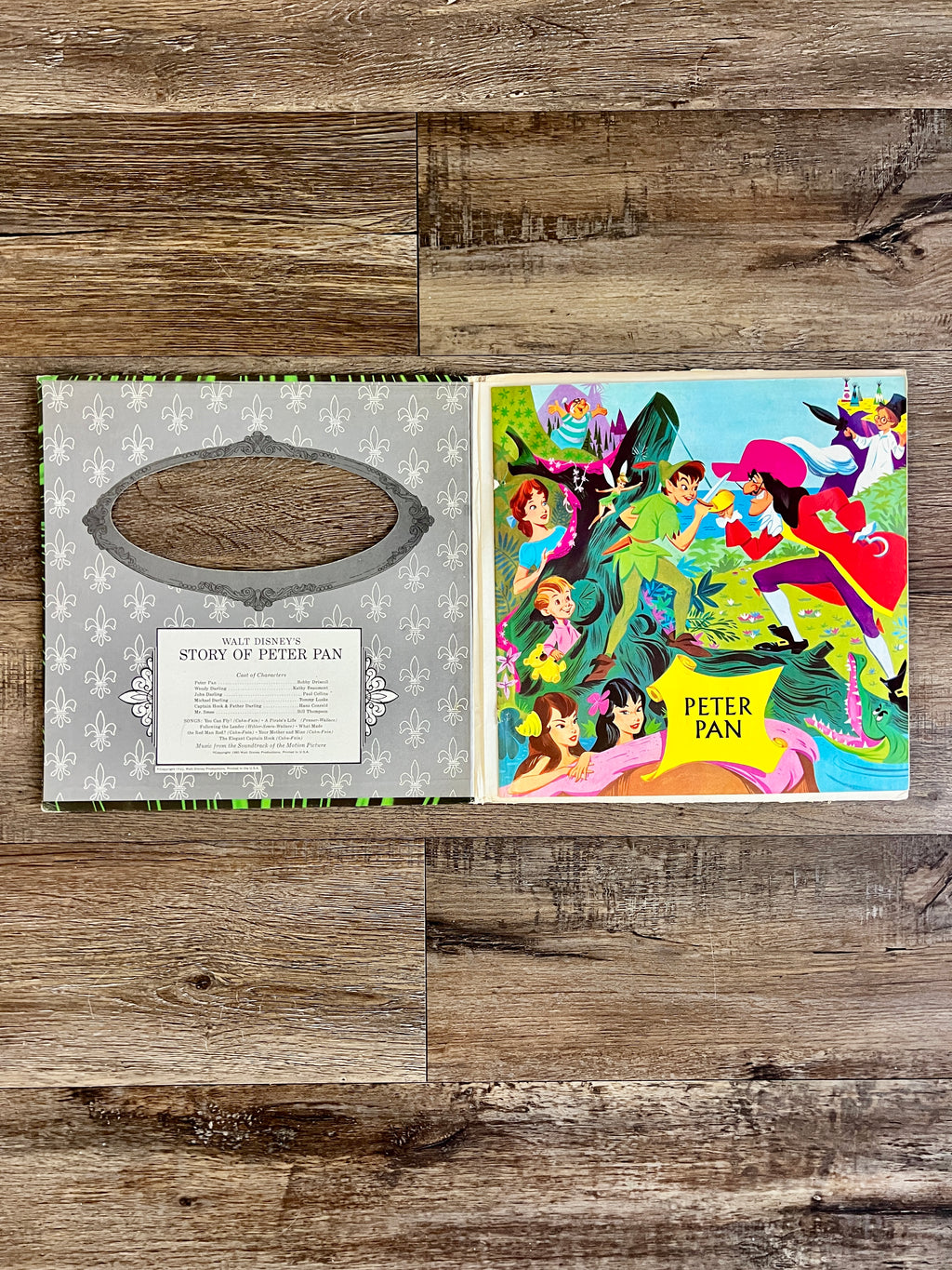 1179 -Peter Pan Record & Book Set
