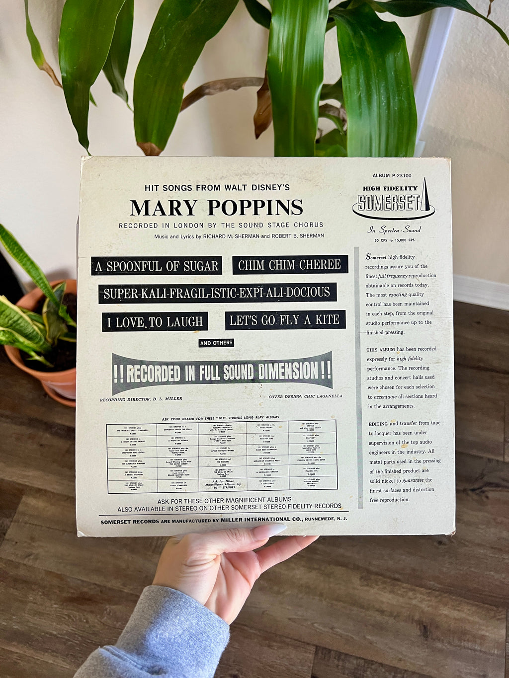 1180 -Favorite Songs from Mary Poppins Record
