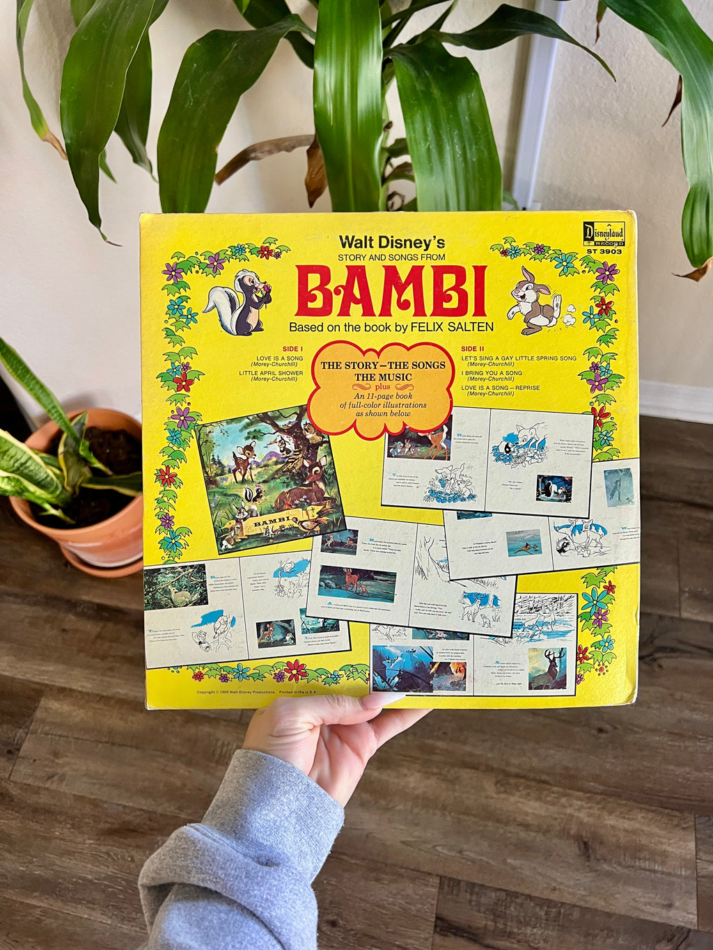 1182 -Story & Songs from Bambi Record