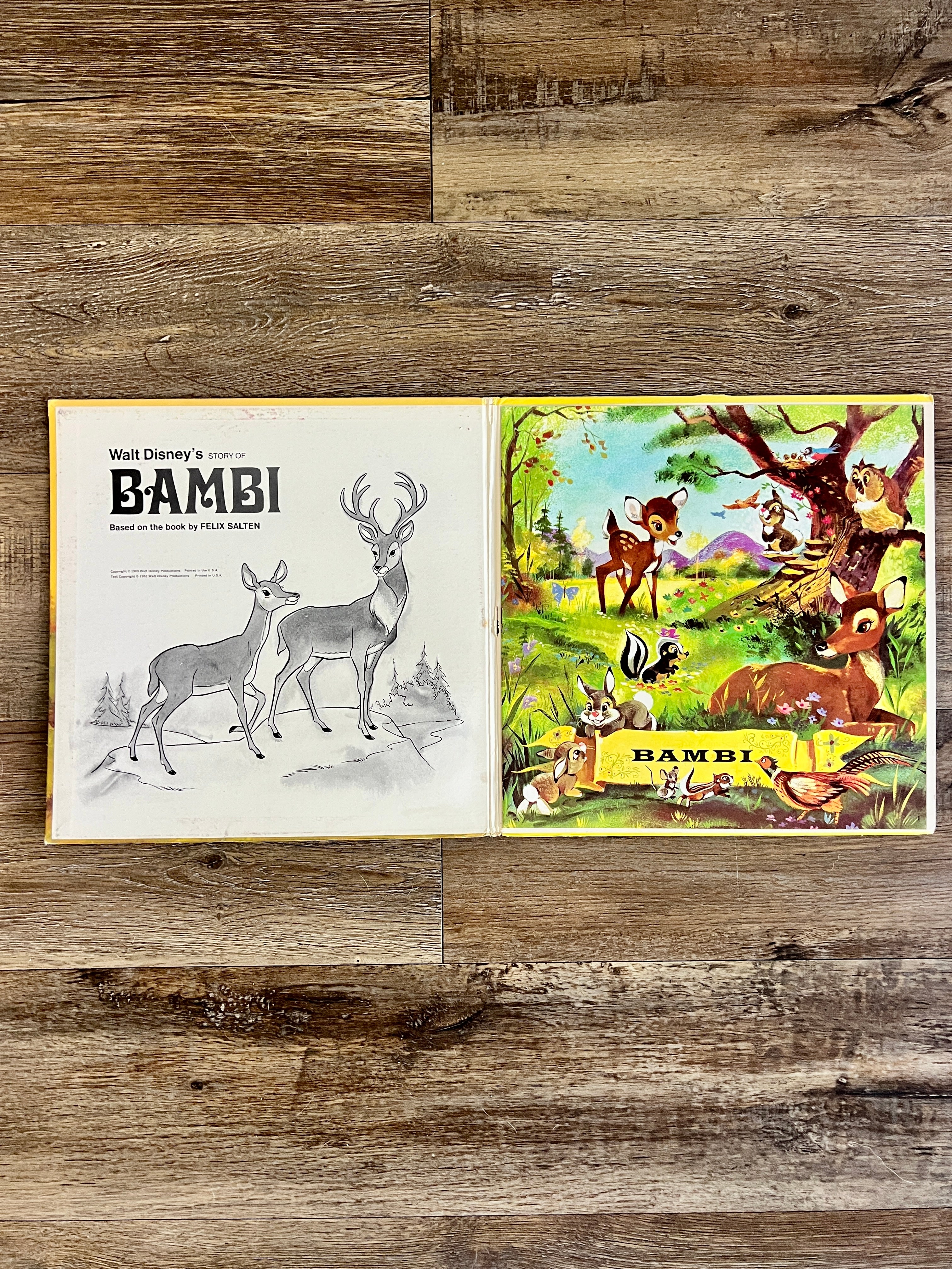 1182 -Story & Songs from Bambi Record
