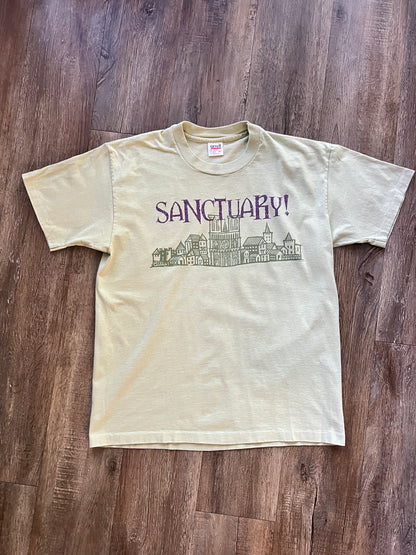 622 -Tan The Hunchback of Notre Dame Sanctuary Cast Premiere Shirt -XL
