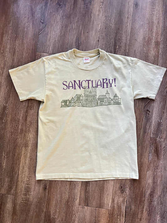 622 -Tan The Hunchback of Notre Dame Sanctuary Cast Premiere Shirt -XL