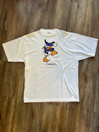 625 -White Applique Angry Donald Tee - 2X