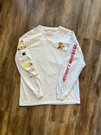 632 -Heather Grey Typhoon Lagoon Surfboard Logo Long Sleeve