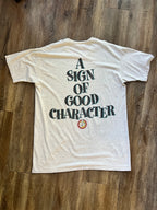 633 -Heather Grey Mickey Mouse A Sign of Good Character Sleep Shirt - OSFA
