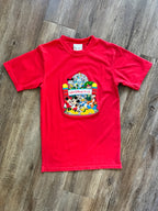 640 -Red Applique WDW Arches Tee - S