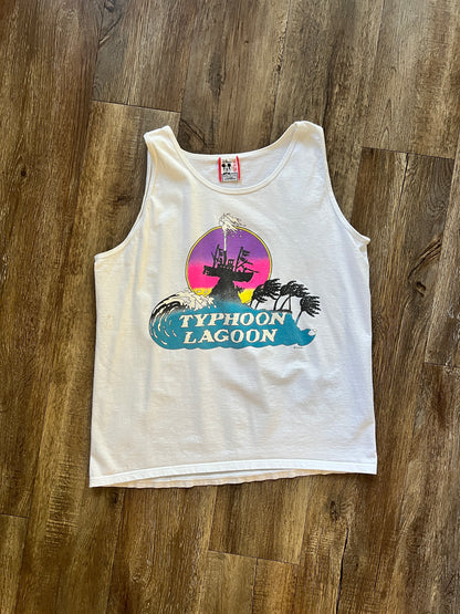 647 -White Typhoon Lagoon Typhoon Tilly Tank - XL