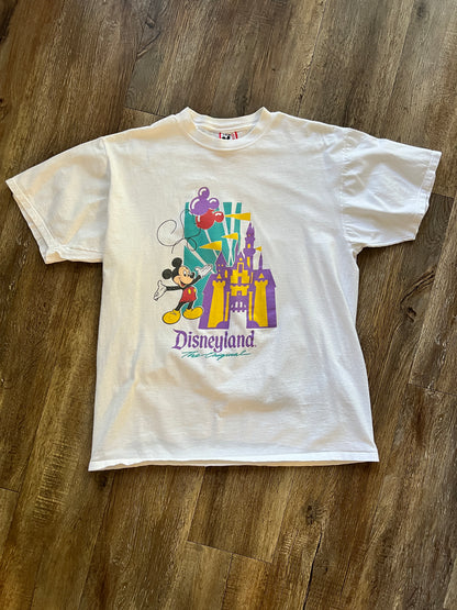 649 -White Disneyland The Original Tee - XL