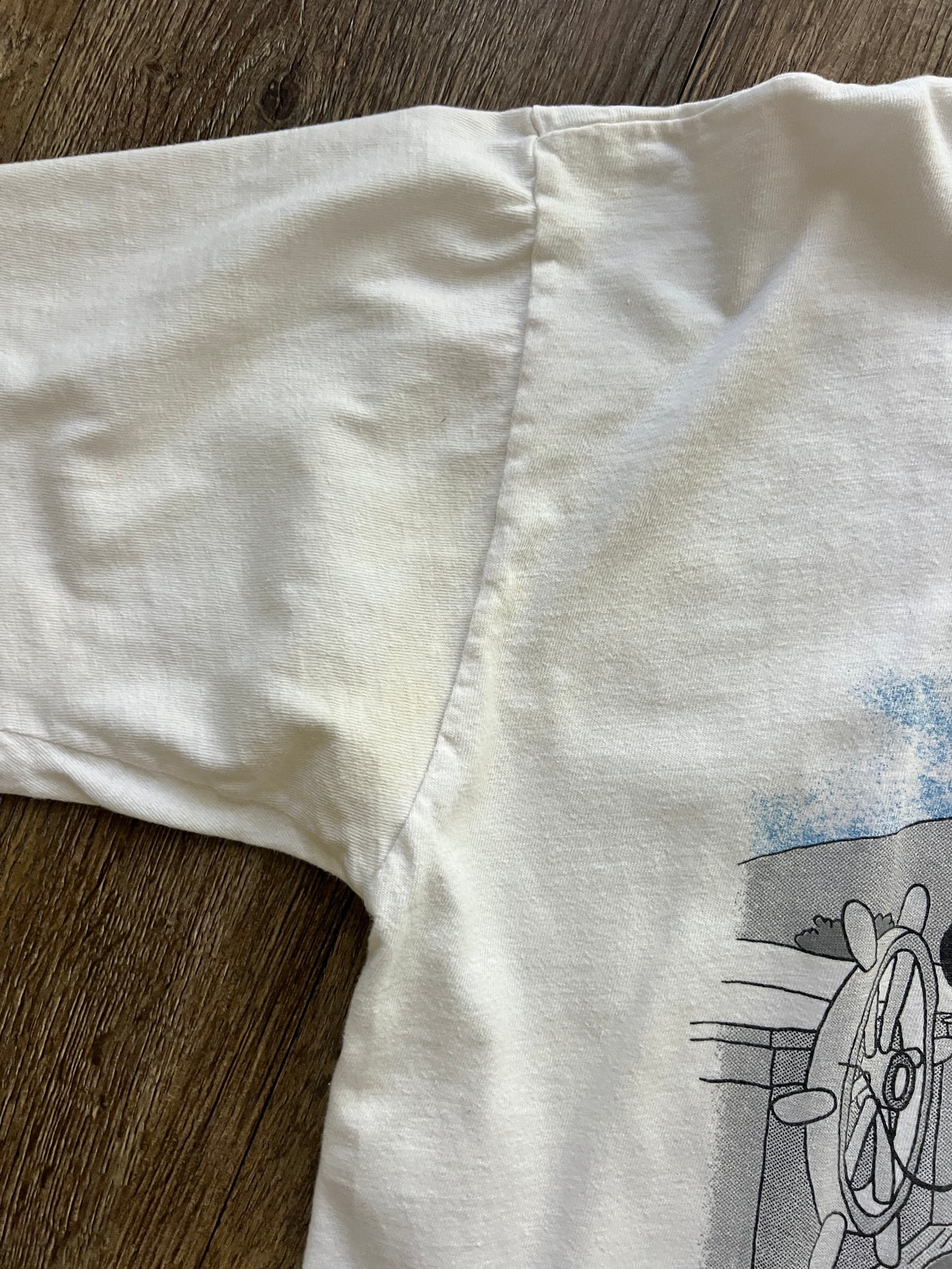 651 -White Mickey's 60th Birthday Tee - XL