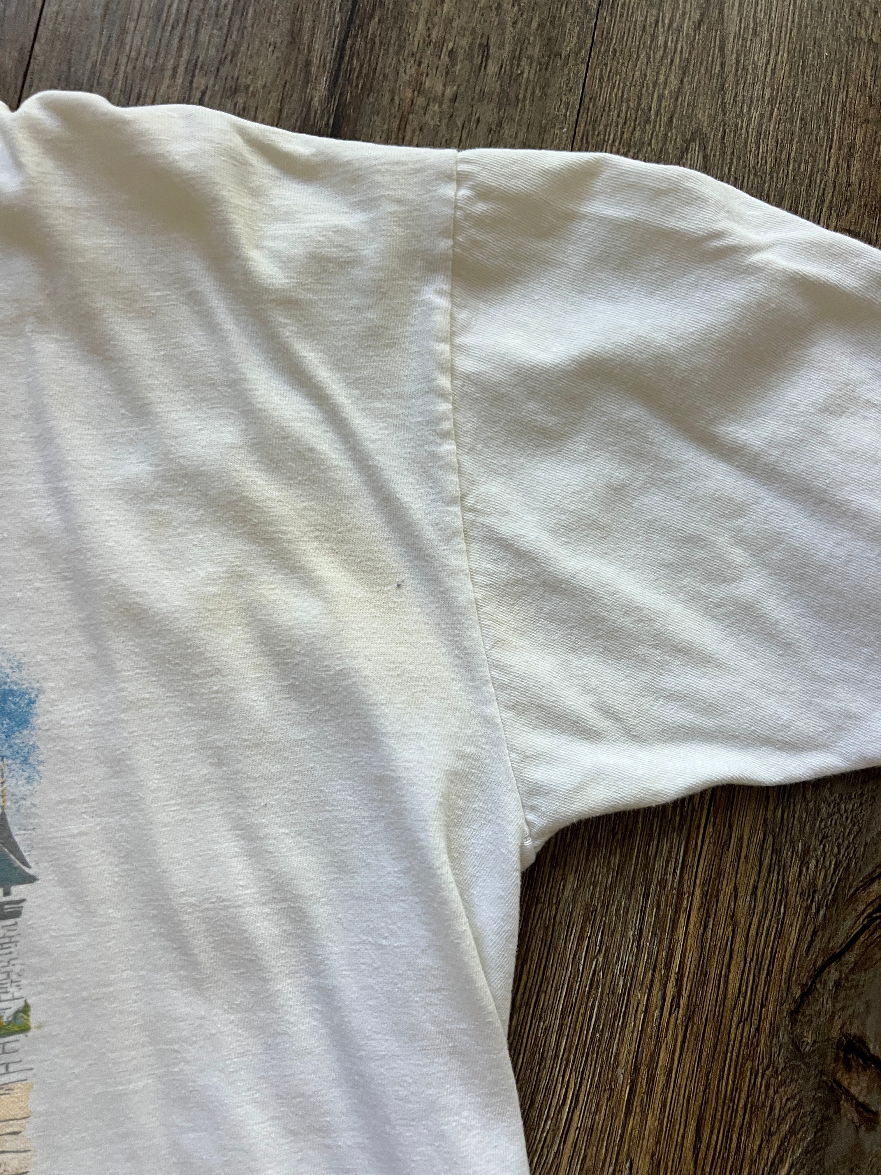 651 -White Mickey's 60th Birthday Tee - XL