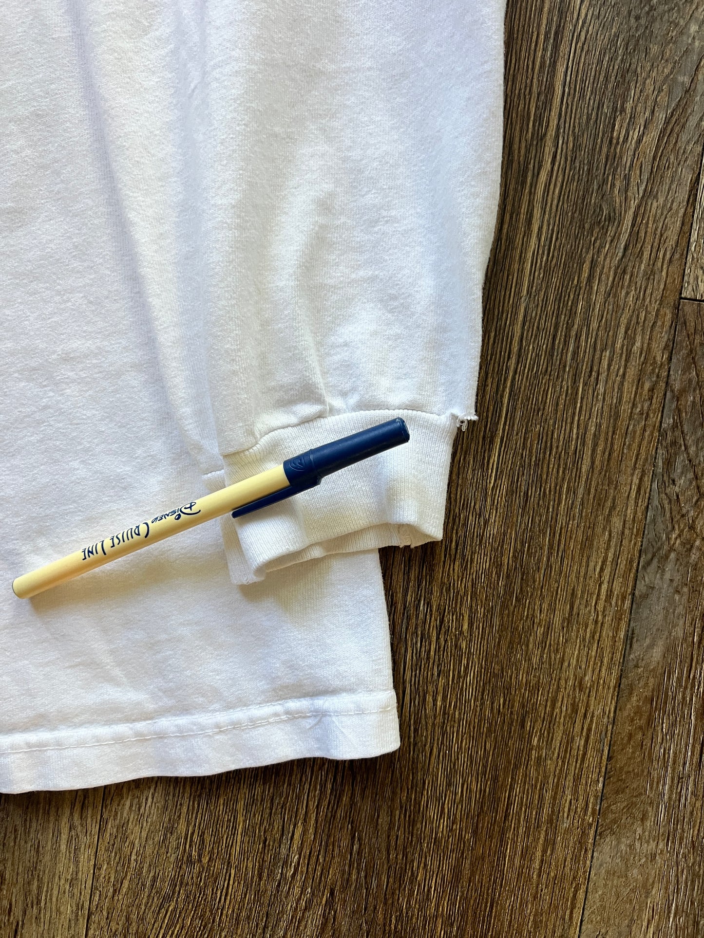 654 -White 40 Years of Adventure Indiana Jones Disneyland Long Sleeve - OSFA