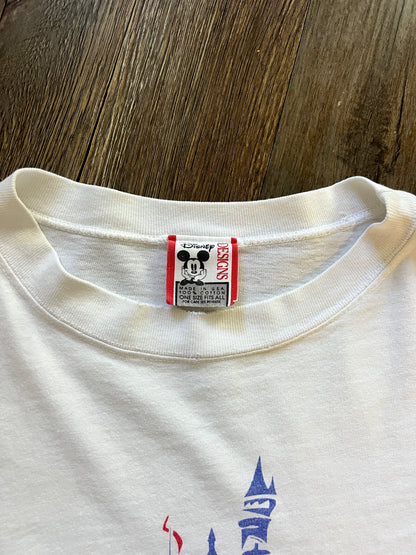 654 -White 40 Years of Adventure Indiana Jones Disneyland Long Sleeve - OSFA