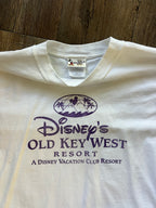 656 -White Old Key West Resort Logo Tee - 2X