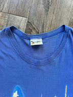 664 -Blue Sorcerer Mickey WDW Logo Sleep Shirt - OSFA