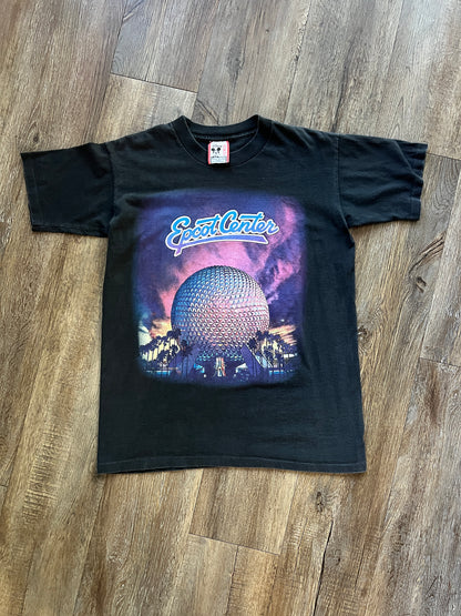 667 -Black EPCOT Center Spaceship Earth Tee - S