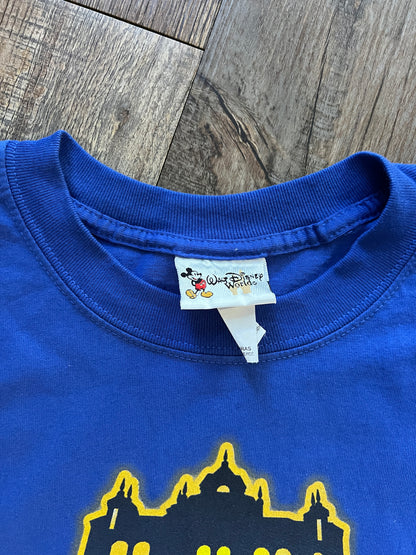 670 -Blue I Survived Tower of Terror Mickey Lightning Tee - M