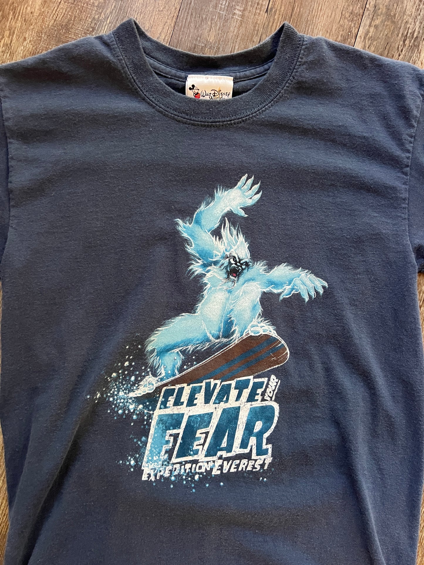673 -Navy Expedtion Everest Elevate Your Fear Yeti Tee - M