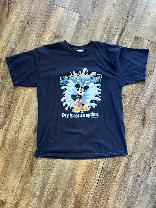 674 -Navy Splash Mountain Dry is Not an Option Tee
