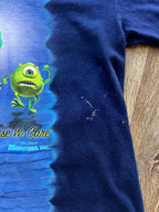 675 -Blue Tie-Dye Monsters Inc We Scare Because We Care Tee