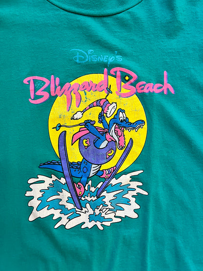 681 -Teal Blizzard Beach Skater Gator Tee - XL