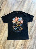 692 -Black EPCOT Center Fireworks WDW Logo Shirt - L