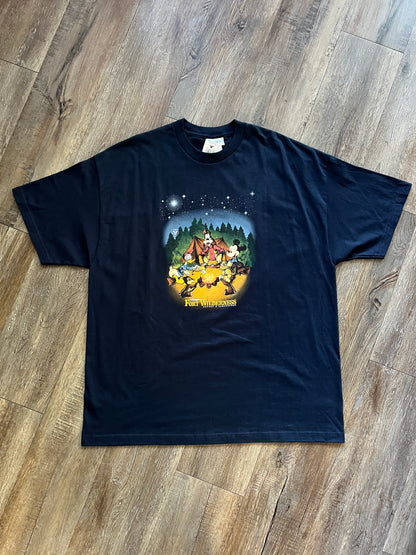 693 -Navy Fort Wilderness Campfire Tee NWT - 2X
