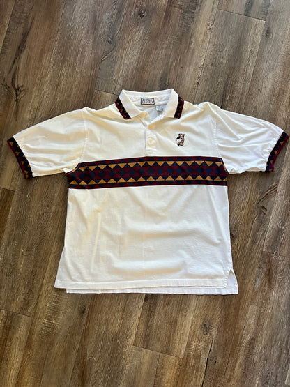 700 -White Aureus Mickey Golf Polo - XL