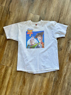 1201 -White Toy Story 2 The Disney Story Cast Member Promo Shirt - XL