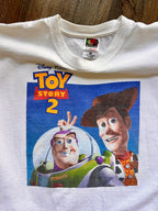 1201 -White Toy Story 2 The Disney Story Cast Member Promo Shirt - XL