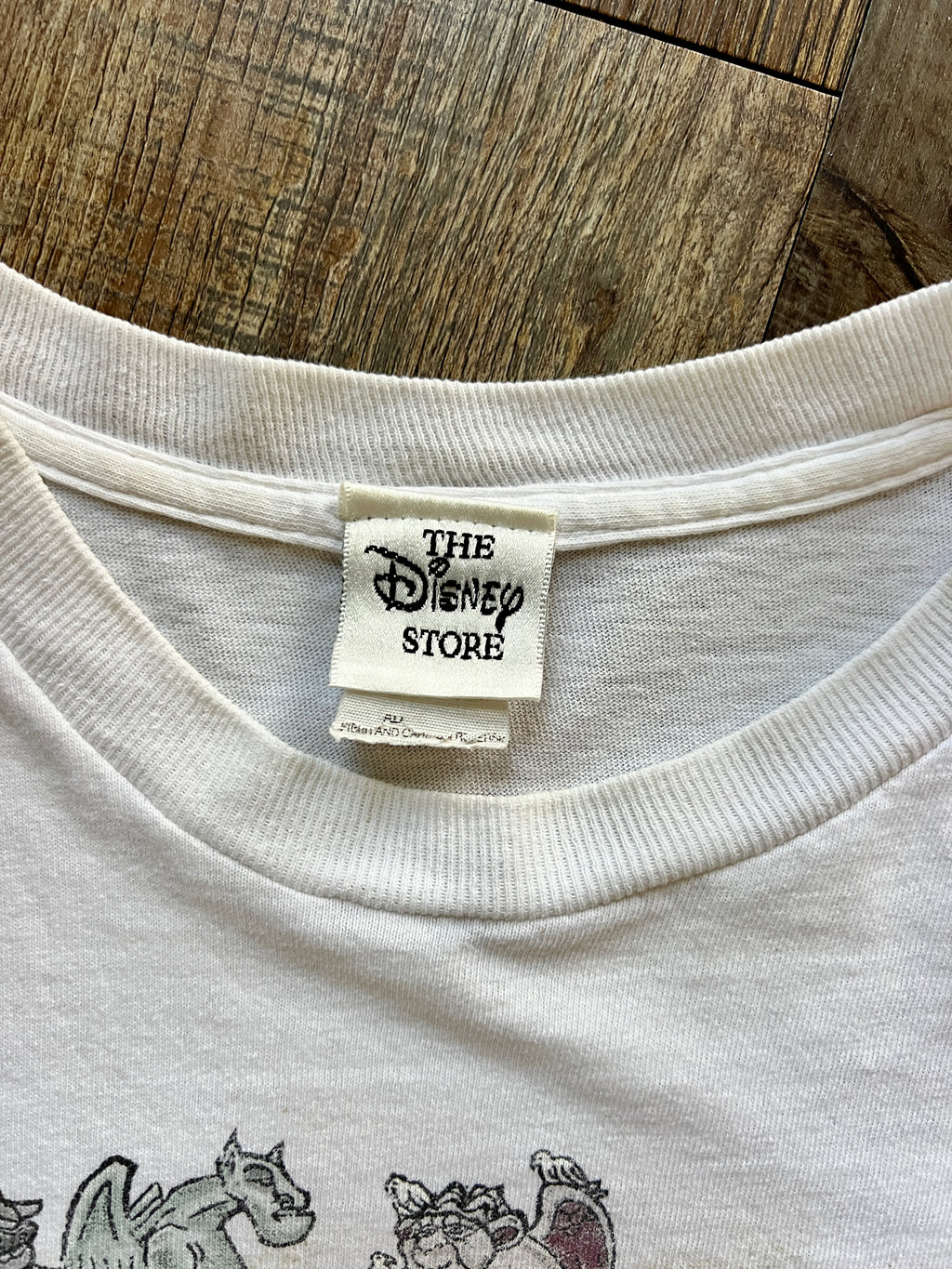 1202 -White The Hunchback of Notre Dame Character Shirt - NT / L