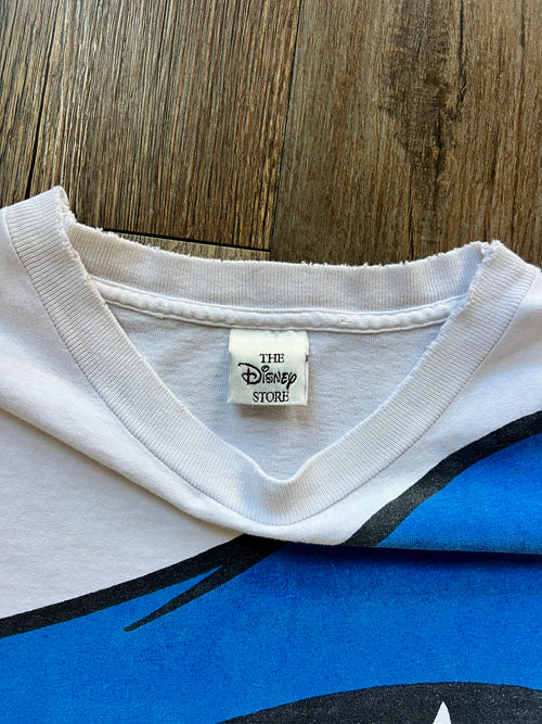 1204 -White Big Face Donald Duck Shirt - NT / OSFA
