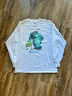 1205 -White Monsters Inc. Promo Shirt - XL