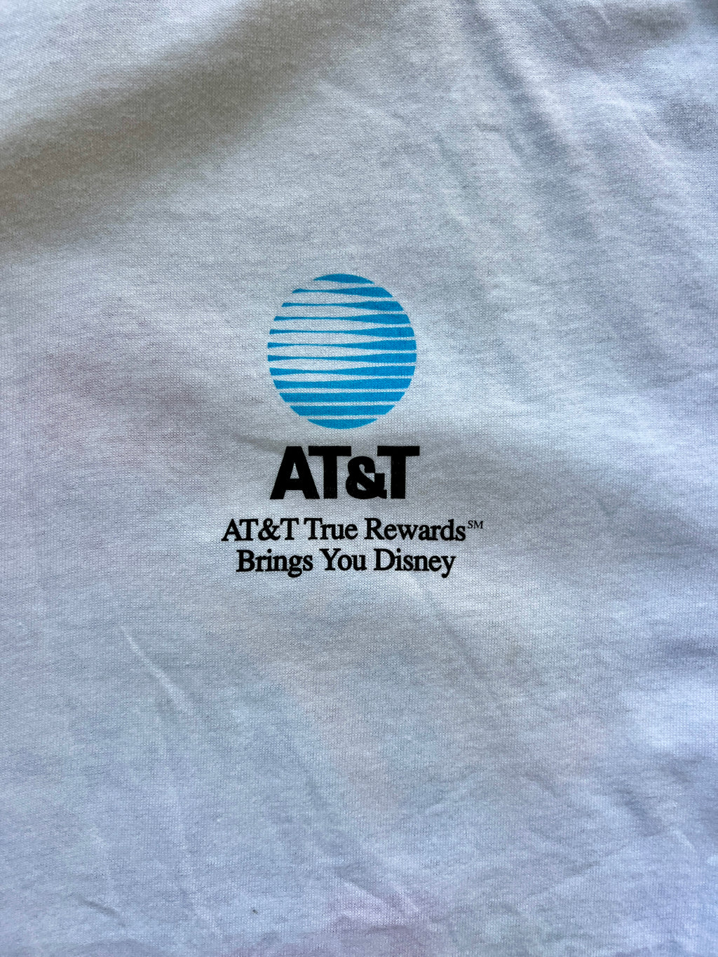 1207 -White 1995 EPCOT AT&T Rewards Shirt - L