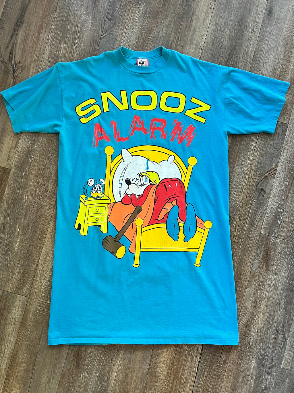 713 -Blue Goofy Snooz Alarm Sleep Shirt - OSFA