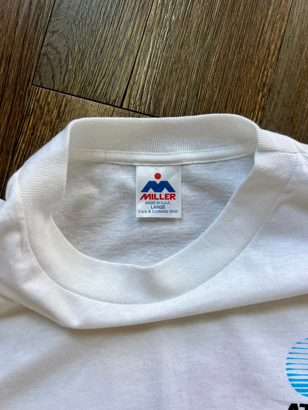 1207 -White 1995 EPCOT AT&T Rewards Shirt - L