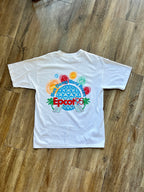 1207 -White 1995 EPCOT AT&T Rewards Shirt - L