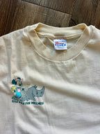 1208 -Beige 1998 WDW Walk for Wellness Safari Mickey Shirt - XL