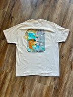1208 -Beige 1998 WDW Walk for Wellness Safari Mickey Shirt - XL