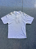1431 - White Sorcerer Mickey Embroidered Henley - L
