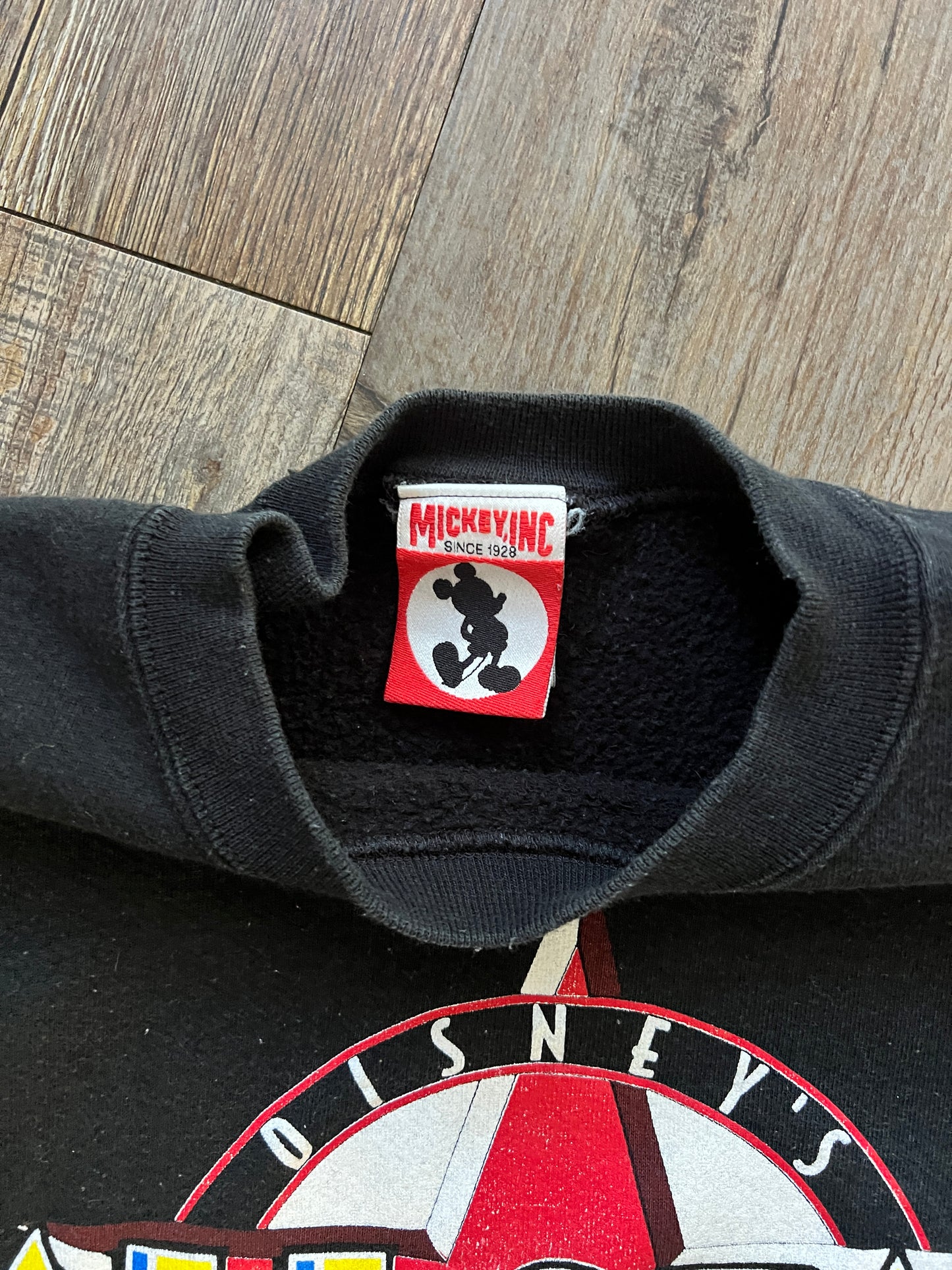 715  -Black All-Star Music Instrument Crewneck - L