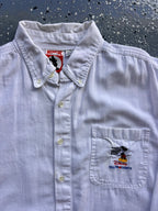1433 - White Embroidered MGM Studios Mickey Button Up - XL