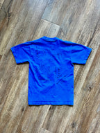 1213 -Blue WDW Character Letter Shirt with Autographs - YM