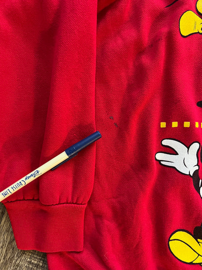 725 - Red, Blue, & Yellow Mickey Unlimited Crewneck - M