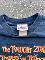 1424 - Navy Twilight Zone Tower of Terror Drop into the Zone Tee - S