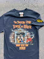 1424 - Navy Twilight Zone Tower of Terror Drop into the Zone Tee - S