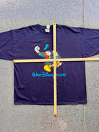 1435 - NWT Navy Angry Donald WDW Logo Tee - 2XL